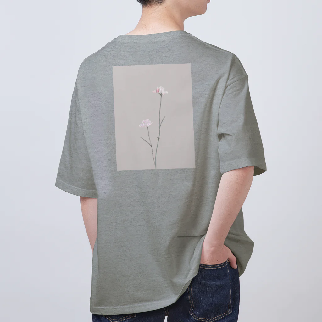 rilybiiのtwo pinkcarnation , sakura milk tea . Oversized T-Shirt