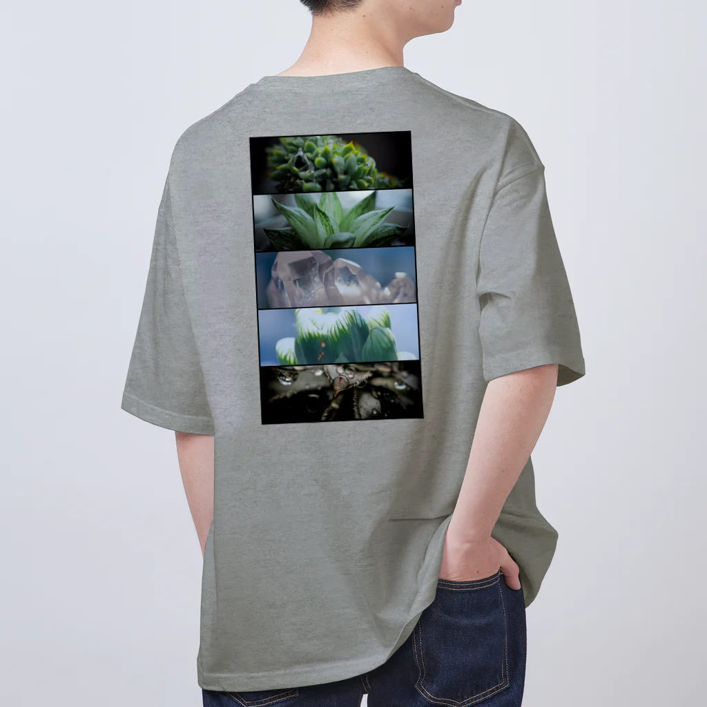 殿下と爬虫類。の多肉植物のある生活 Oversized T-Shirt