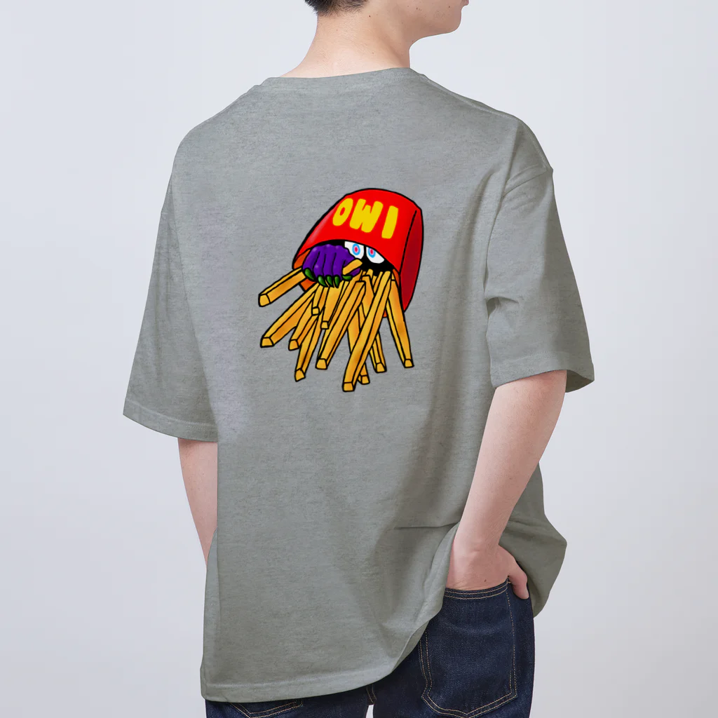 あやしいおばさん くろまめさんのランチ（ポテトのセット） Oversized T-Shirt