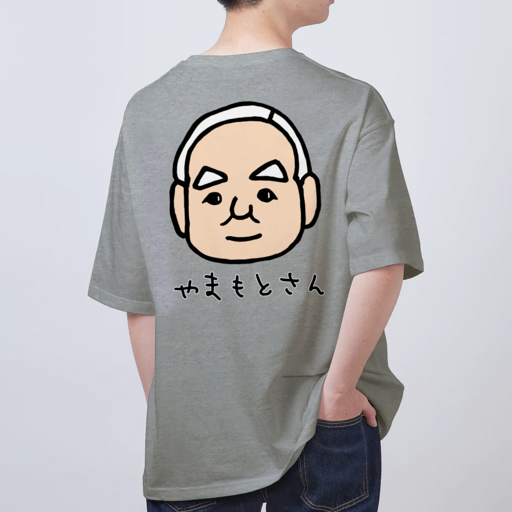 LalaHangeulの背中にやまもとさん Oversized T-Shirt