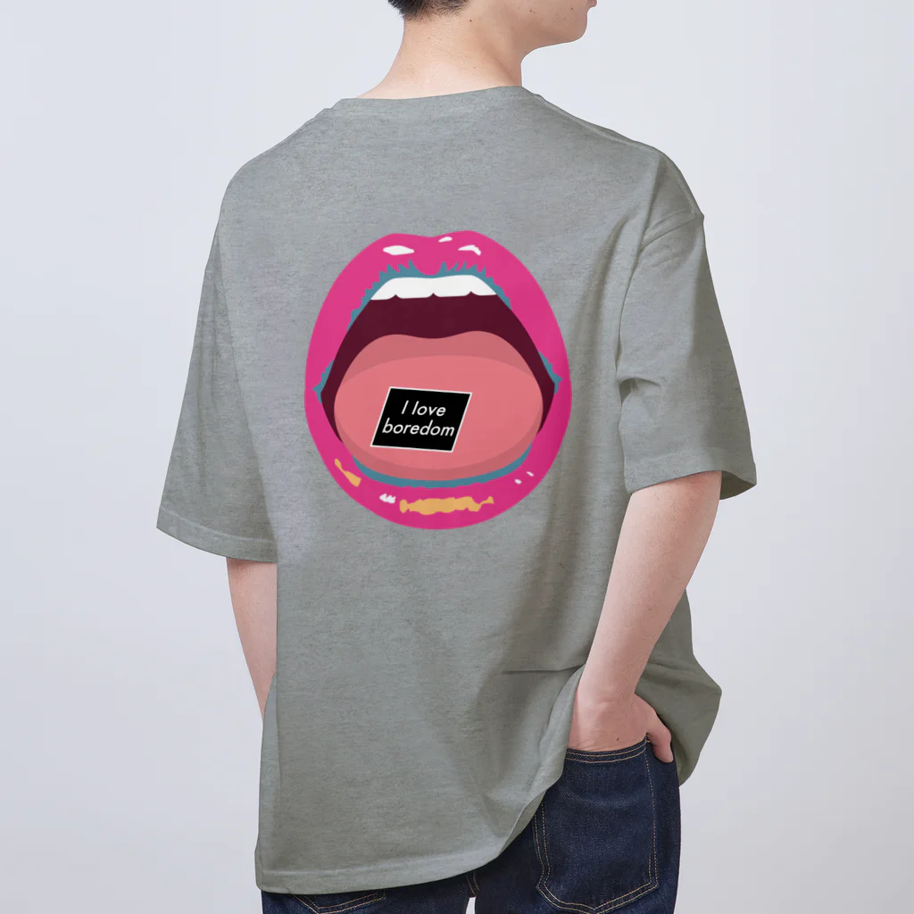 ゴトーアヒルのmouth & paper 退屈が大好きver. オーバーサイズTシャツ