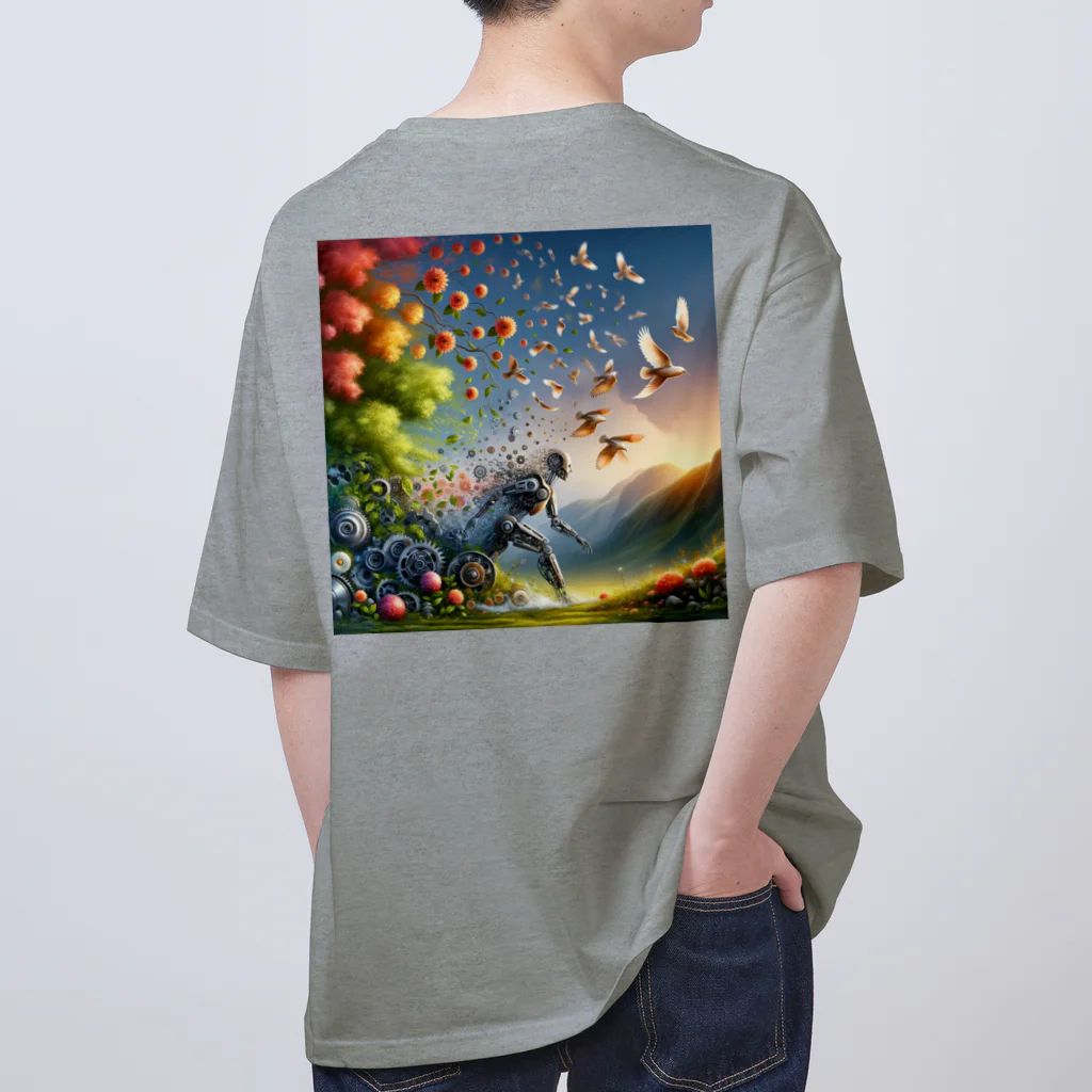 uminosobakaraのメカニカルネイチャー Oversized T-Shirt