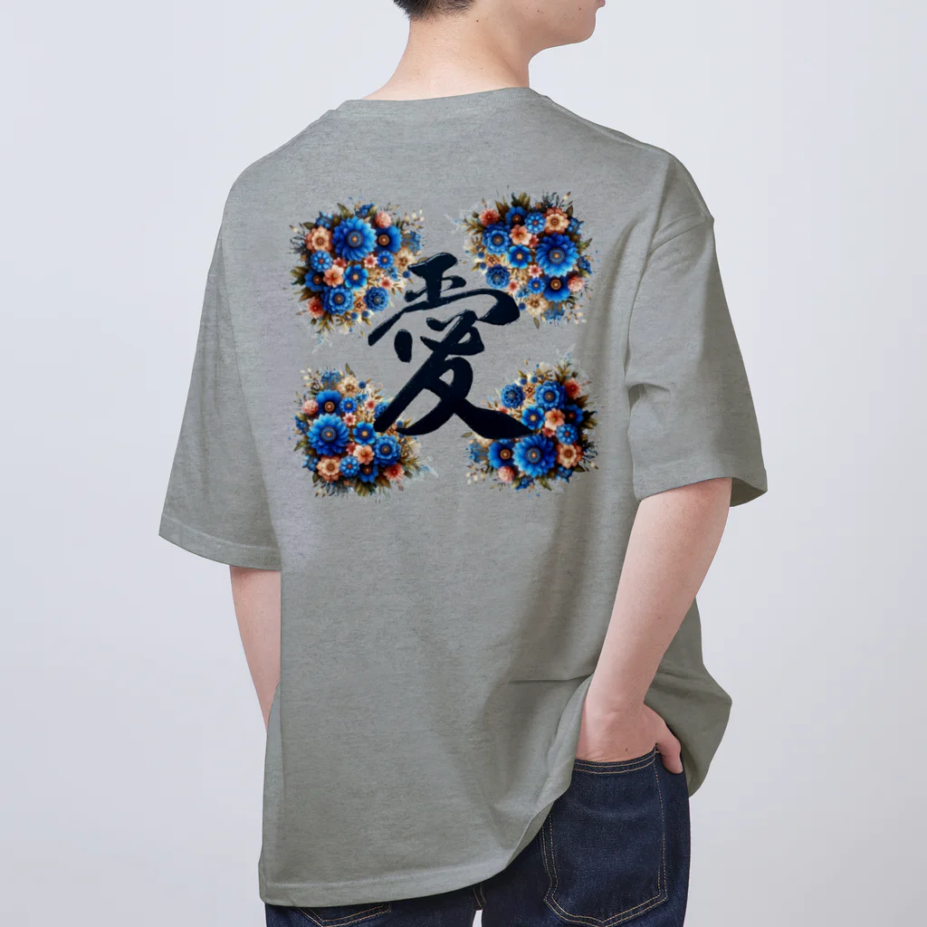 shinnaoの愛華の輝き　 "Radiance of Love and Blossoms" オーバーサイズTシャツ