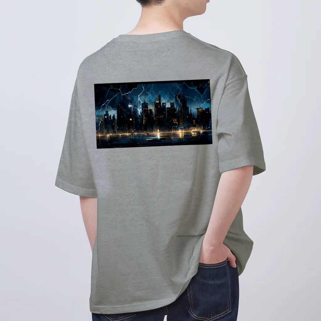 ryuhyuhoのnightless castle オーバーサイズTシャツ