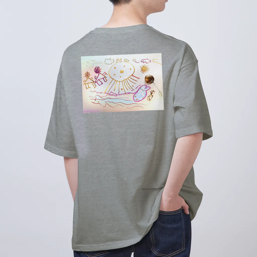 okono_eのクラゲにビックリ by 5-year-old オーバーサイズTシャツ