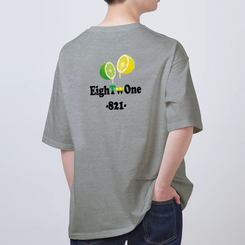 ストリートファッションはEighTwOne-821-(えいとぅーわん はちにーいち)のレモンライム オーバーサイズTシャツ