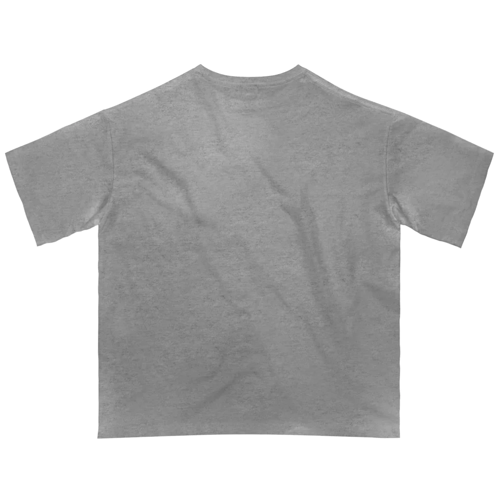 イラスト MONYAAT の腹ペコゲージ　ピザ　B*Ｌ配置 オーバーサイズTシャツ