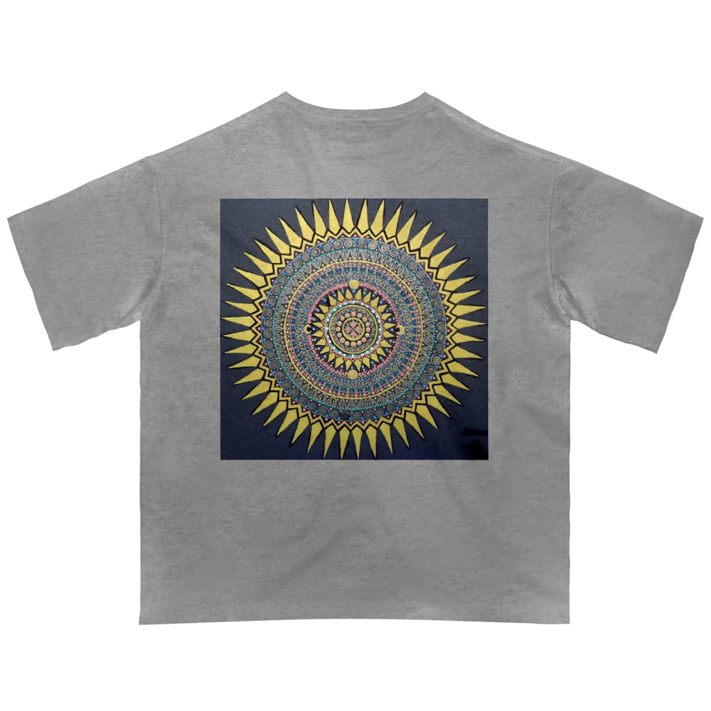 宇宙曼荼羅shop らいとラインのSun  Sanctuary オーバーサイズTシャツ