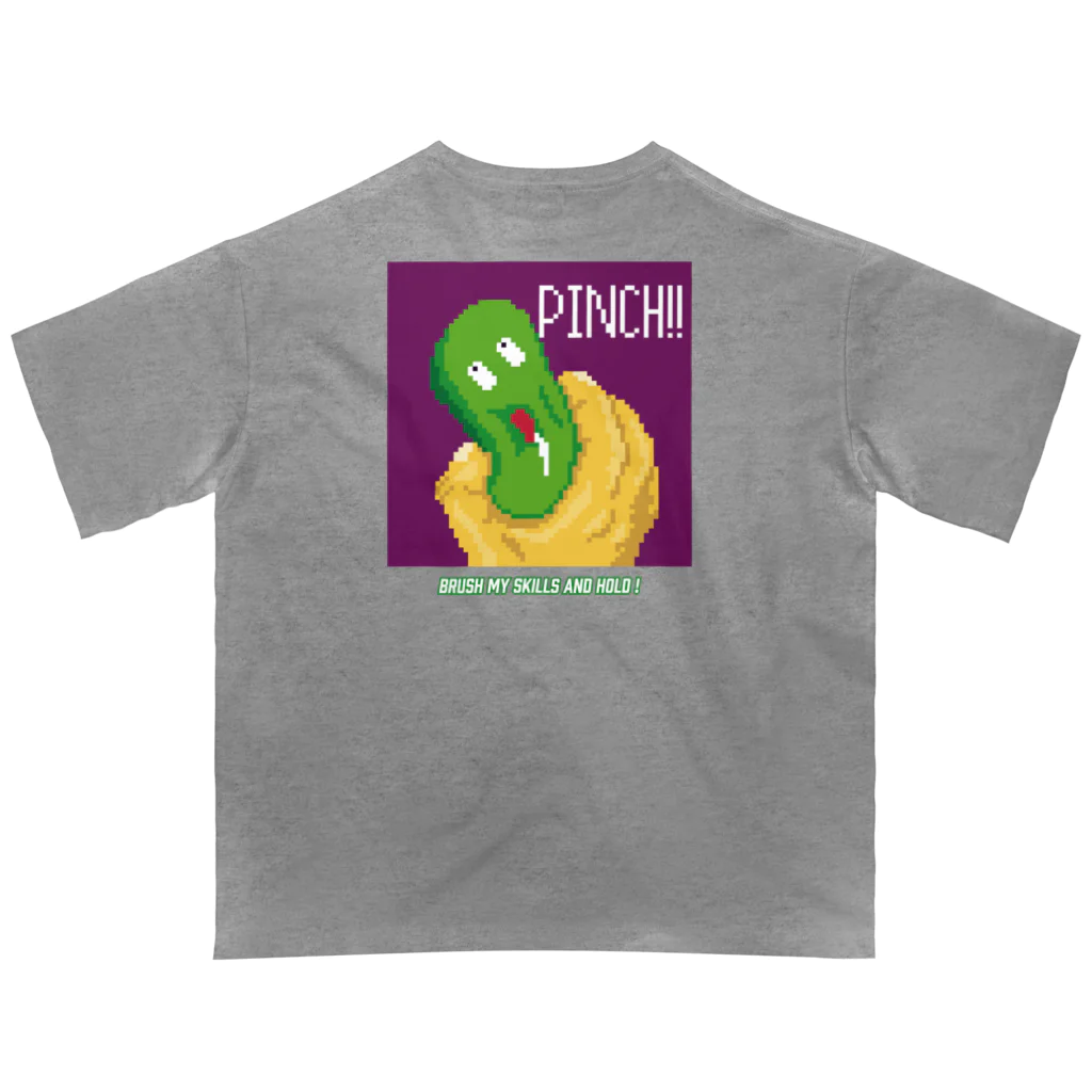 dot_climbのPINCHがPINCH! Oversized T-Shirt