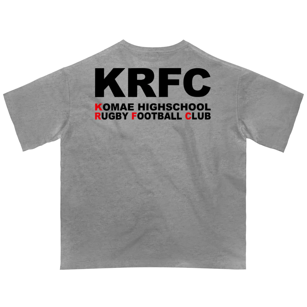 KRFC：狛江高校ラグビー部のKRFC：Komae Ball x BK オーバーサイズTシャツ