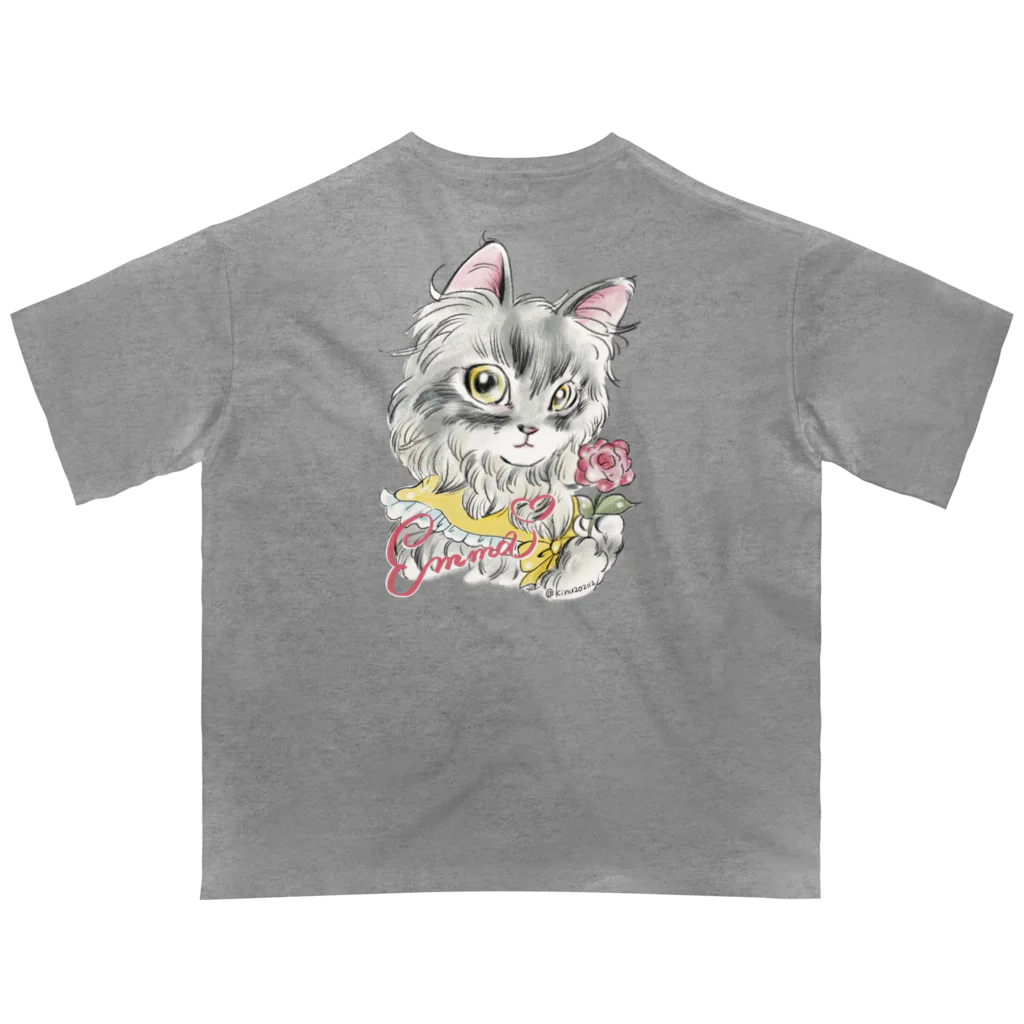 猫のきぬくんのお店のエマ姫 オーバーサイズTシャツ