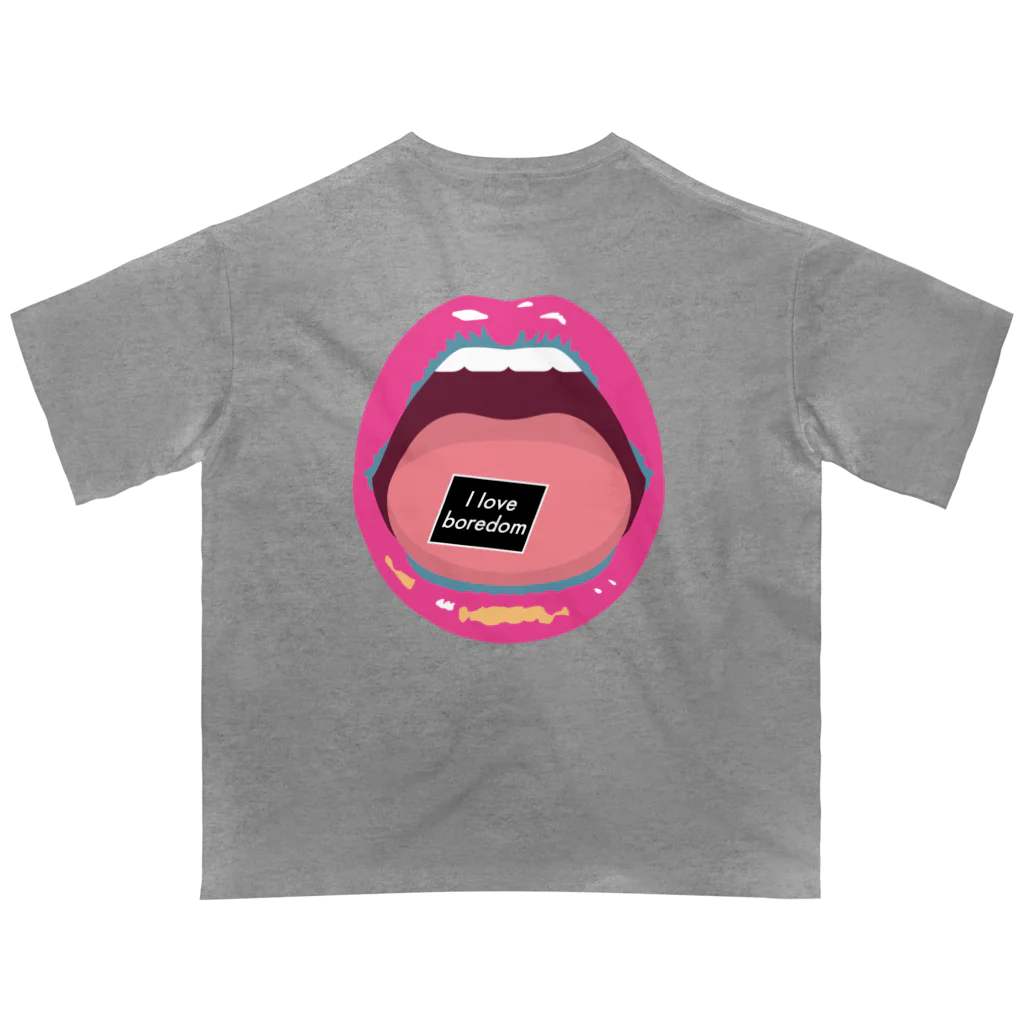 ゴトーアヒルのmouth & paper 退屈が大好きver. オーバーサイズTシャツ