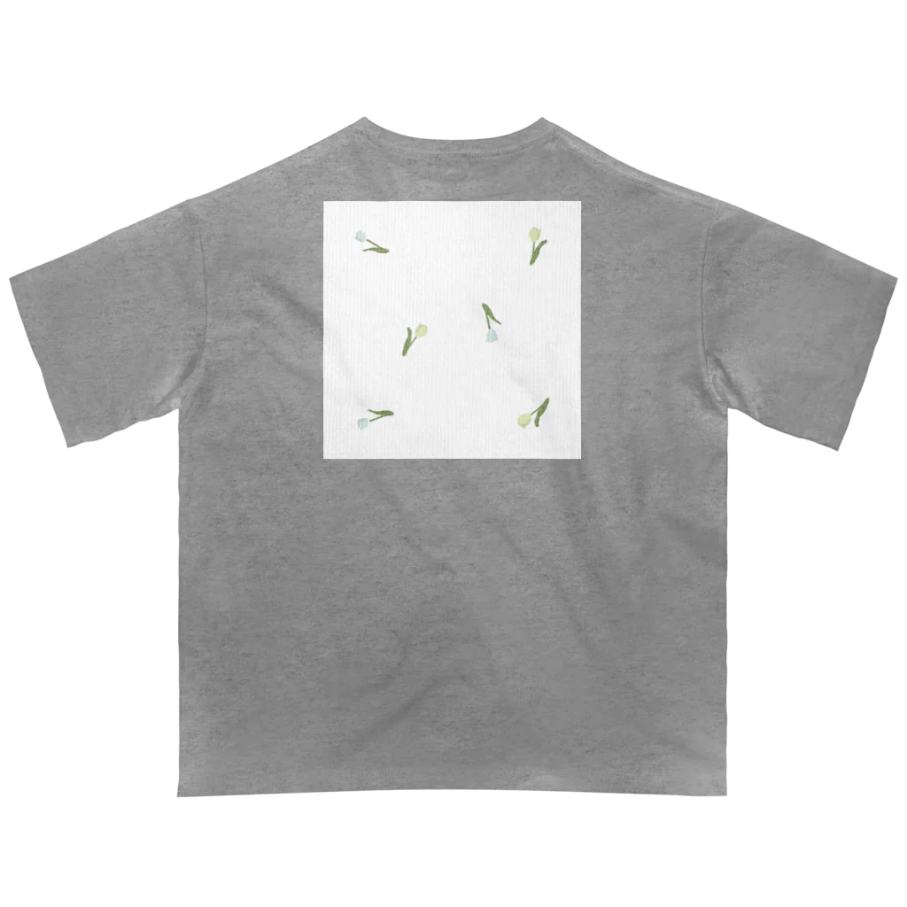 rilybiiの**pale color , tulip pattern . オーバーサイズTシャツ