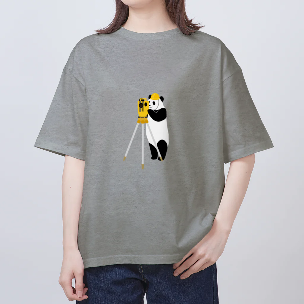 パンダむんの測量 Oversized T-Shirt