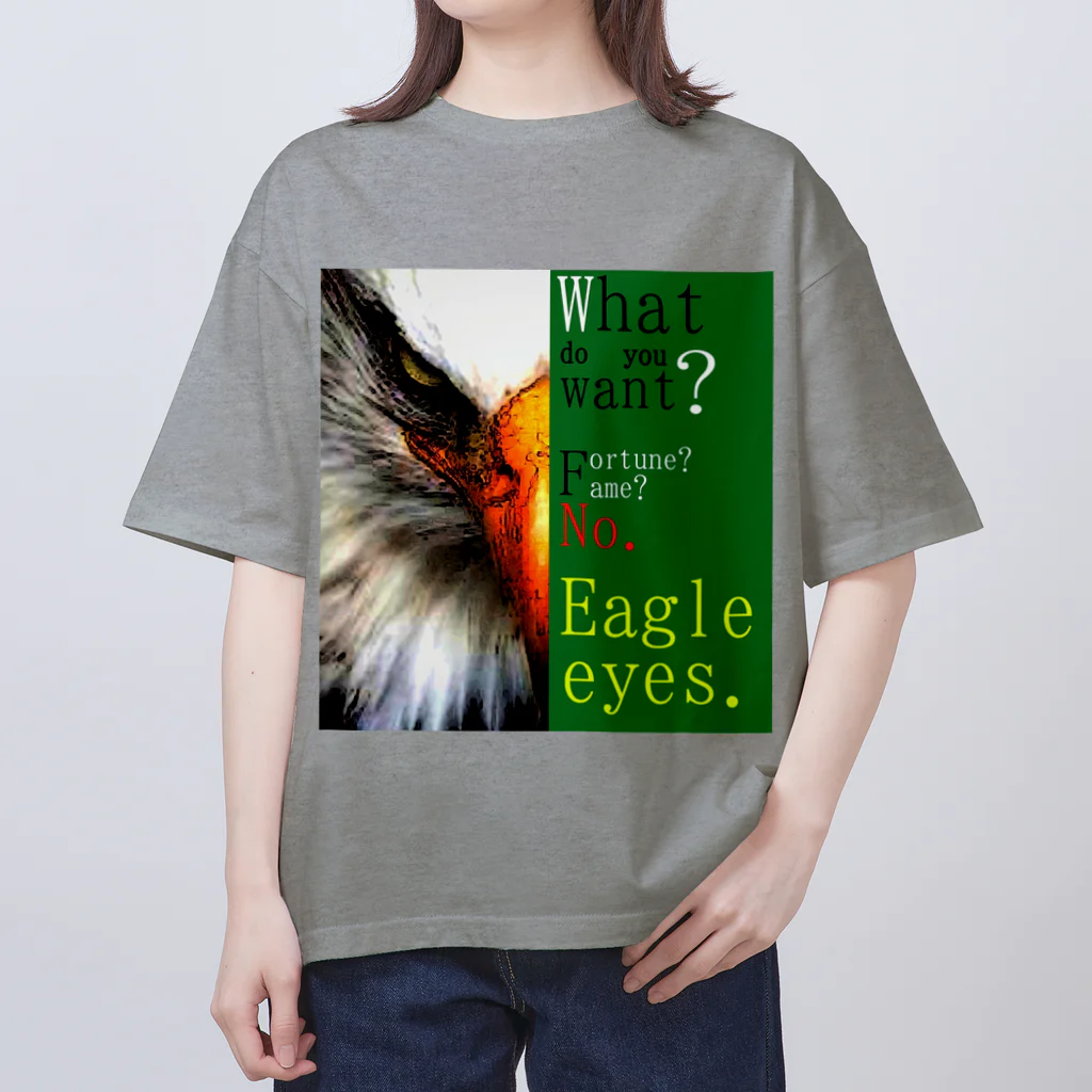 Eagleeyeのテニス　Eagleeye 富と名声　 オーバーサイズTシャツ