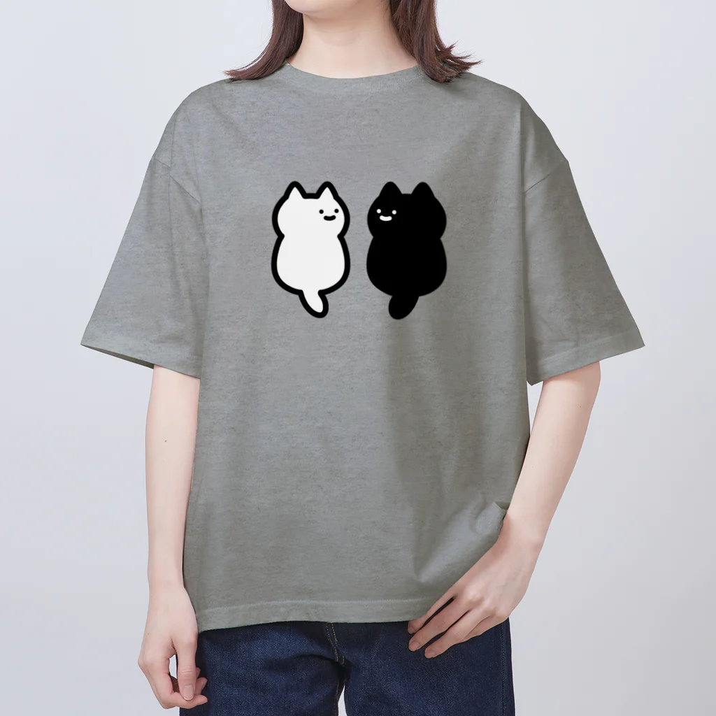 soratoの正面のわからないねこ オーバーサイズTシャツ