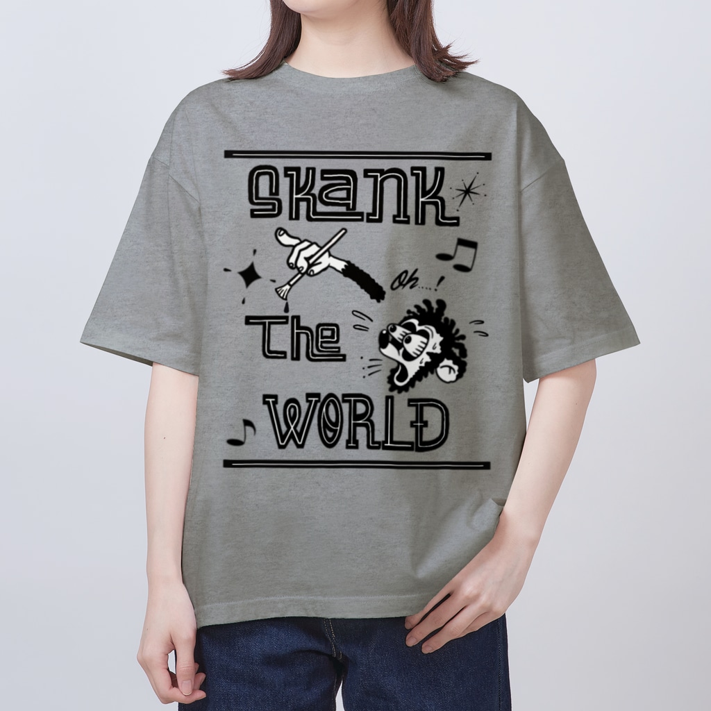 Skank The WorldのSTW Oversized T-Shirt