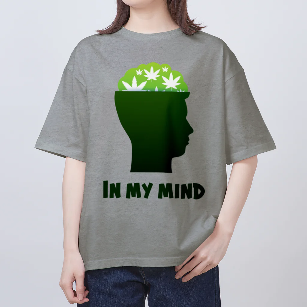 420 MUSIC FACTORYのin my mind 頭が一杯 オーバーサイズTシャツ