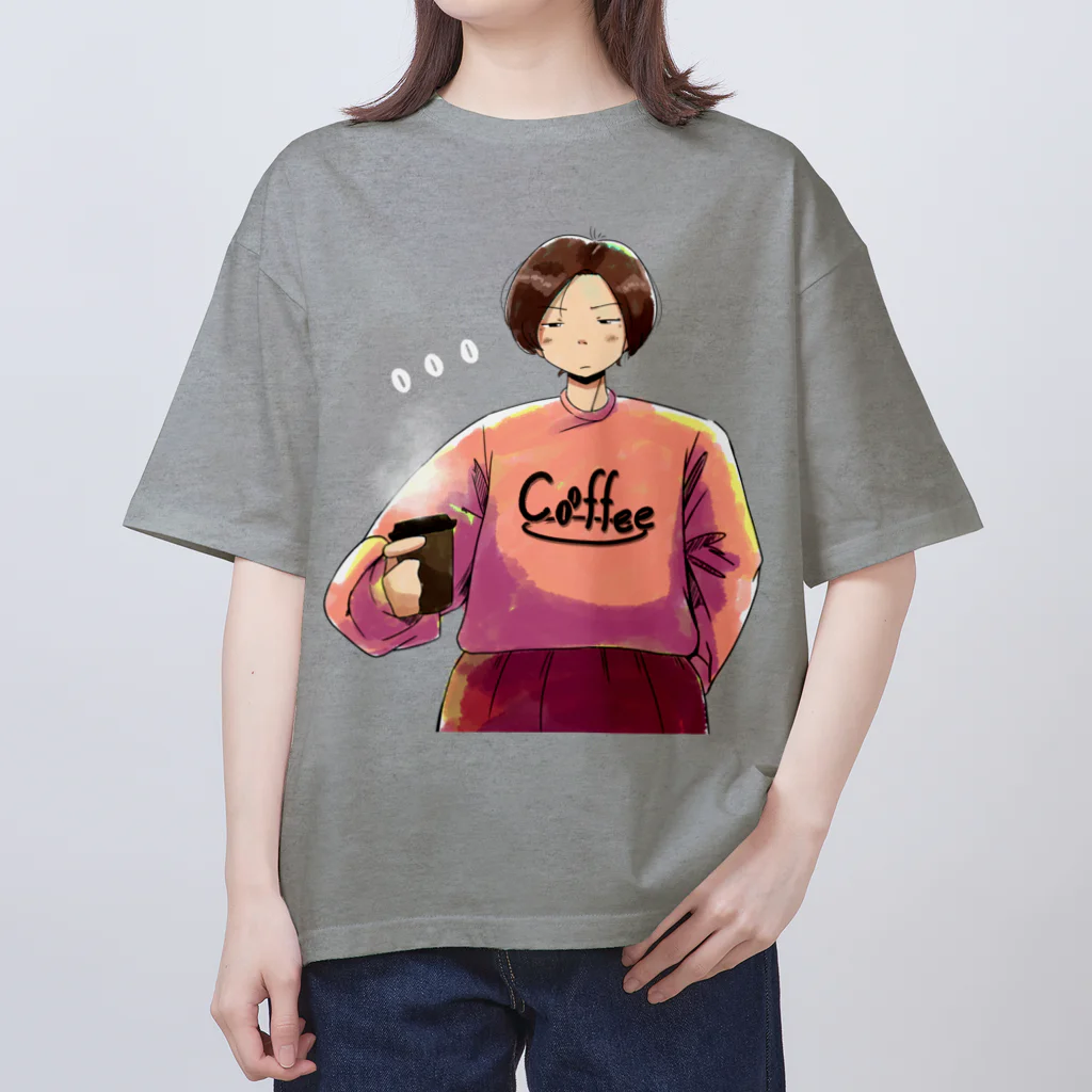 Hikararuのコーヒー子 Oversized T-Shirt