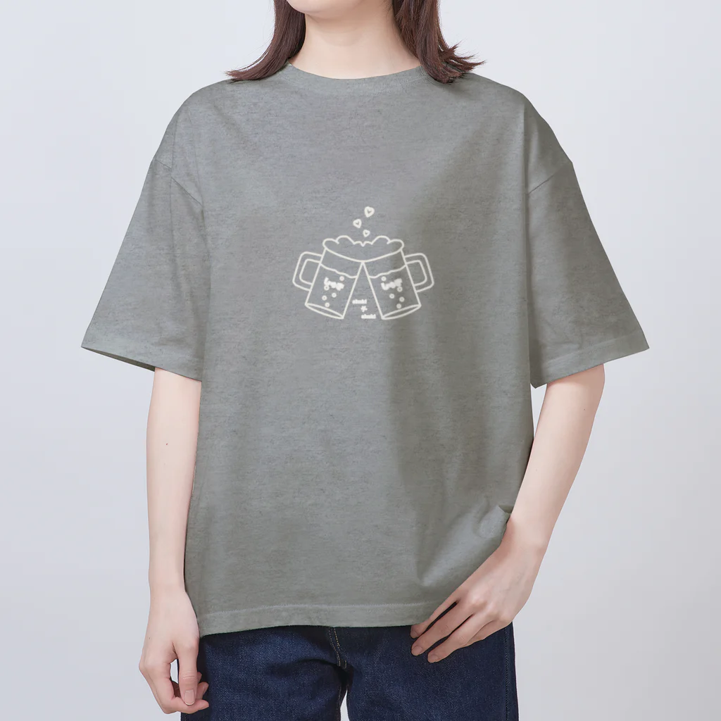 多分きのこ気分のしゅきしゅき大しゅき　ビールver Oversized T-Shirt