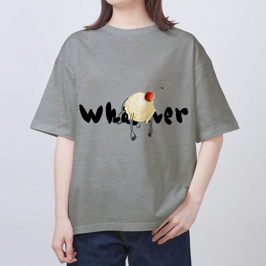 山崎さん家の食卓のWhatever /　アイスクリーム Oversized T-Shirt