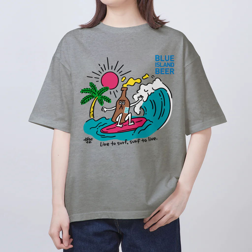 BLUE ISLAND BEER グッズストアのBLUE ISLAND SURFER Oversized T-Shirt