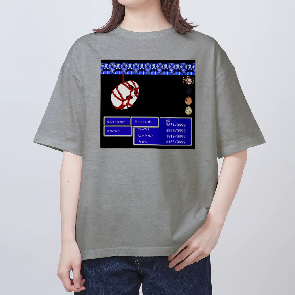 Culture Clubの[ TAMAGOBITO ] 8bit TAMAGO-BIT OS T-sh② Oversized T-Shirt