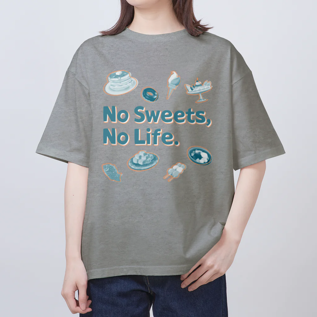 SU-KUのNo Sweets,No Life.Ⅱ オーバーサイズTシャツ