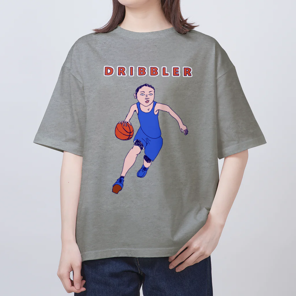 NIKORASU GOのバスケットデザイン「ドリブラー」＜英語バージョン＞＜tシャツ　パーカー　スウェット　ETC＞ Oversized T-Shirt