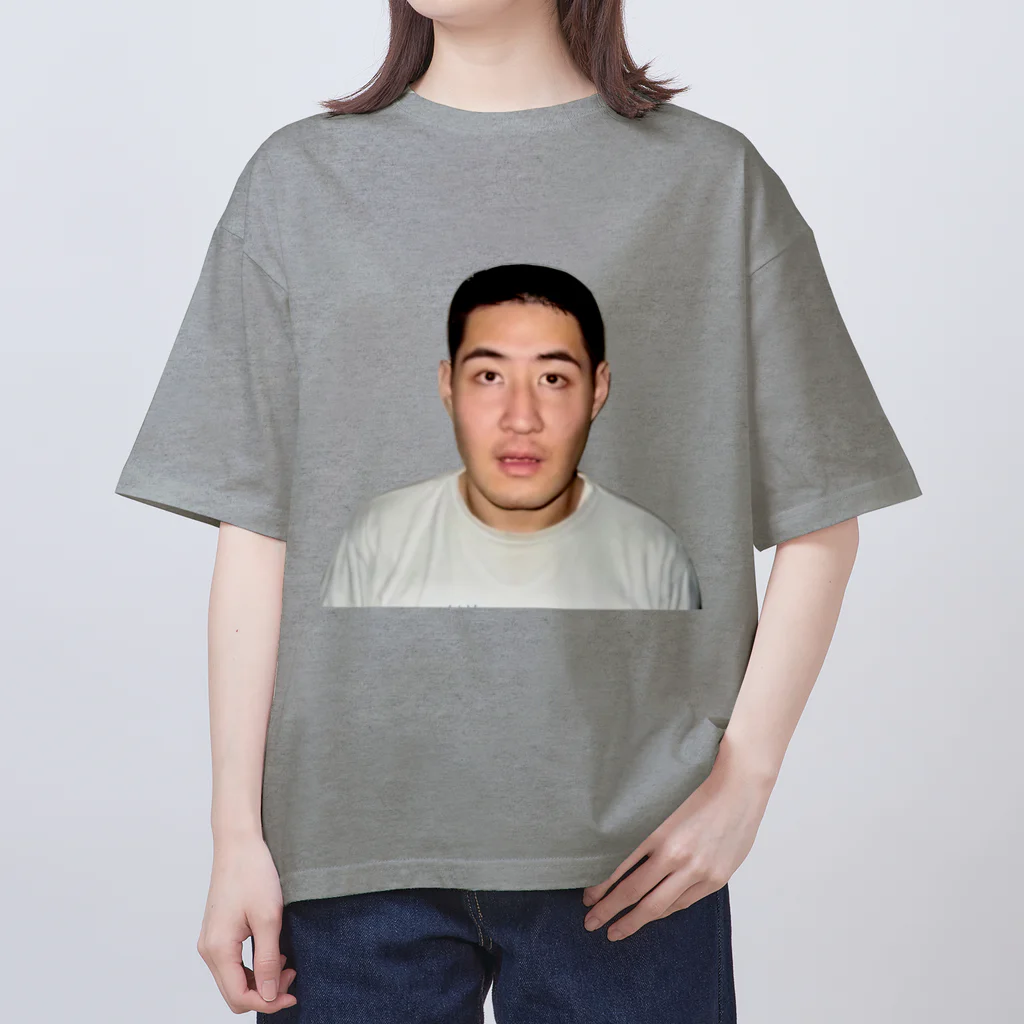 おおむら農場のおおむらまさしプリント Oversized T-Shirt