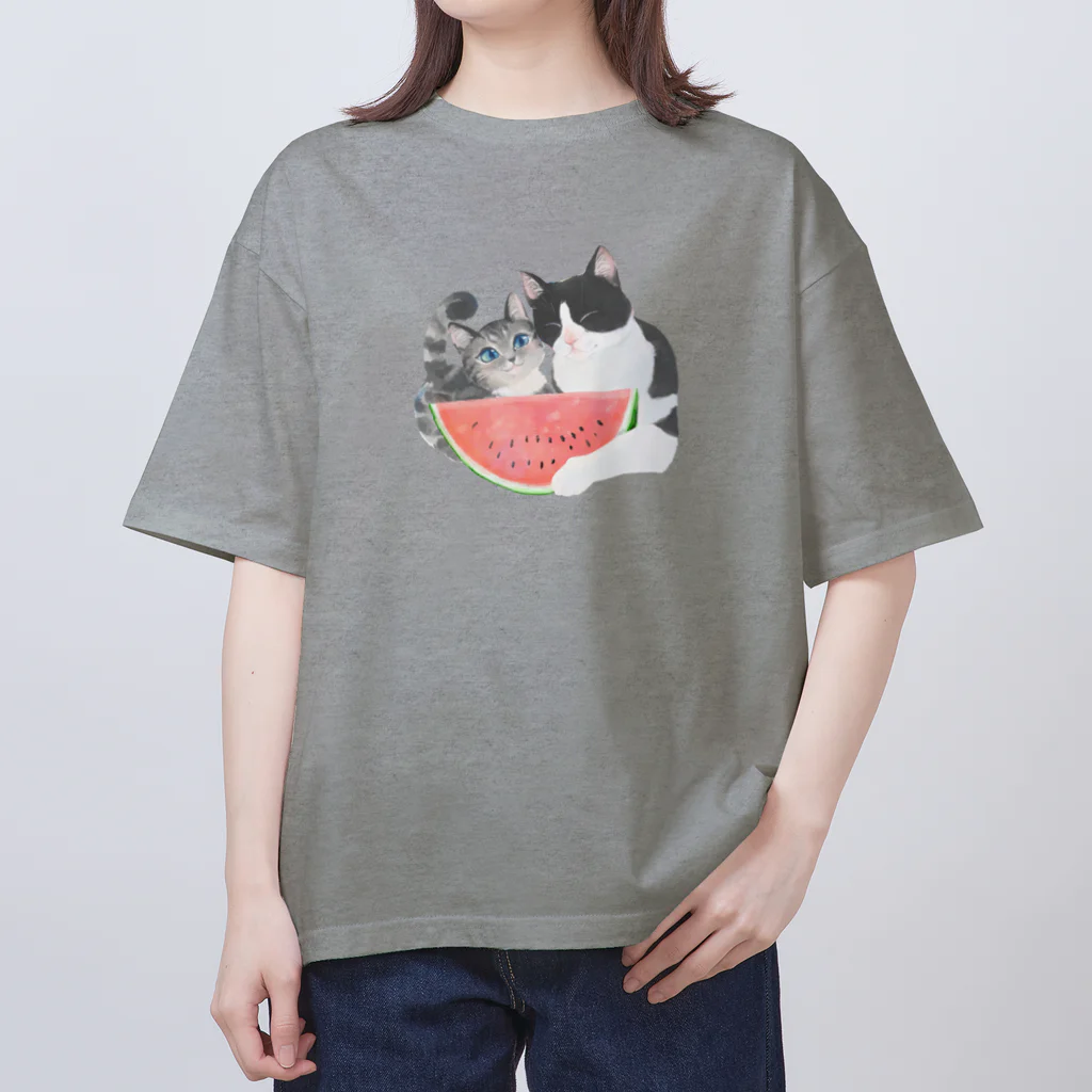 はるさめ商店の夏だね！スイカとはるさめ Oversized T-Shirt