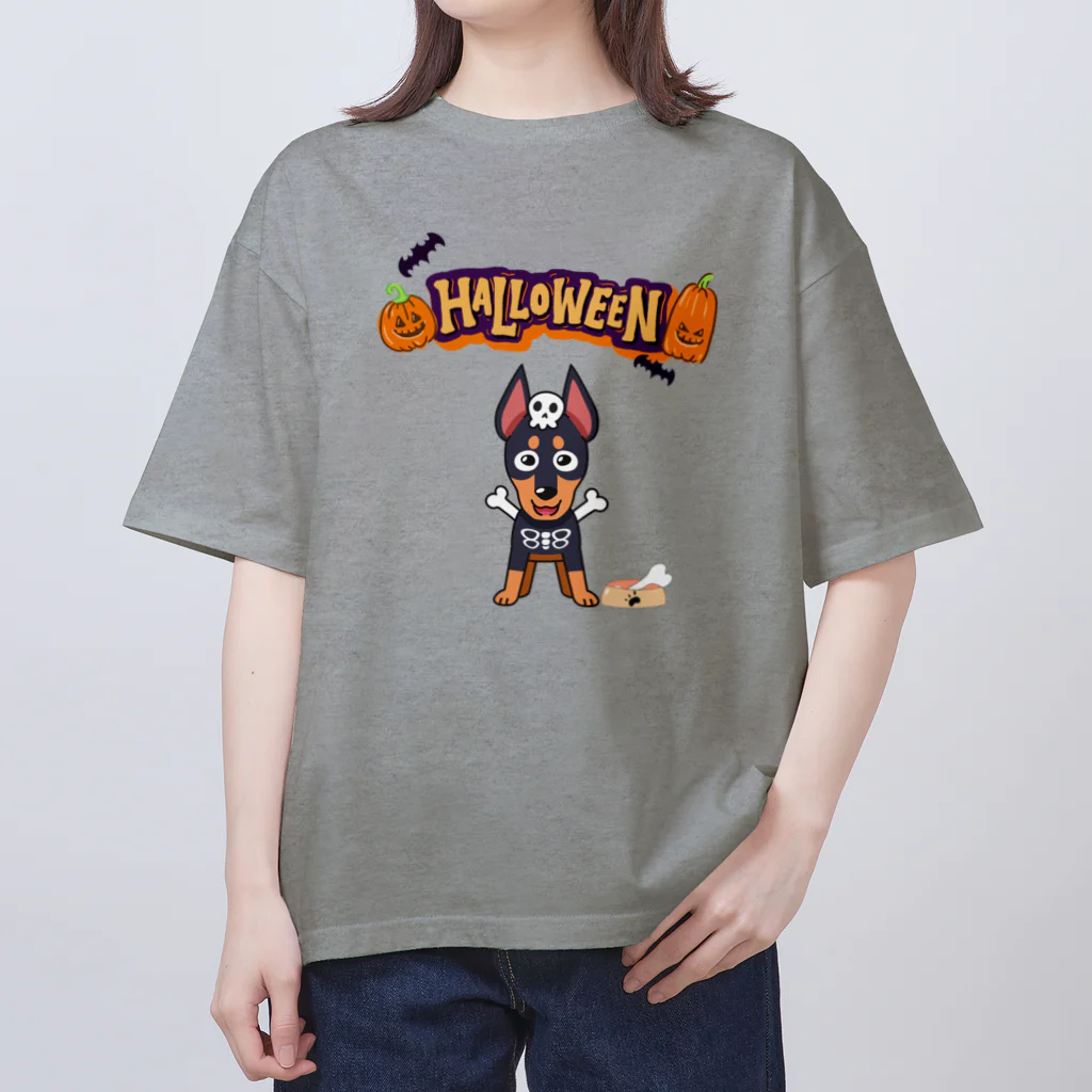 Sky00のハロウィンわんちゃんくん3 オーバーサイズTシャツ