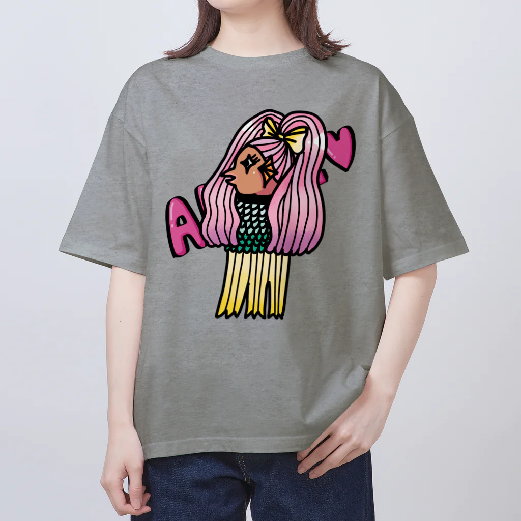 Aangel444Mのアマビエ　現代風 オーバーサイズTシャツ