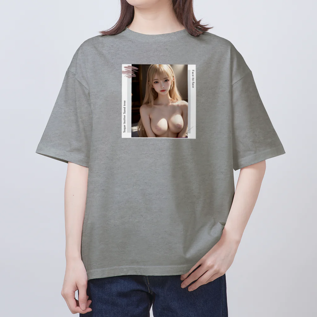 sounya sounyaの美女 図鑑（汗ばむ頃） オーバーサイズTシャツ