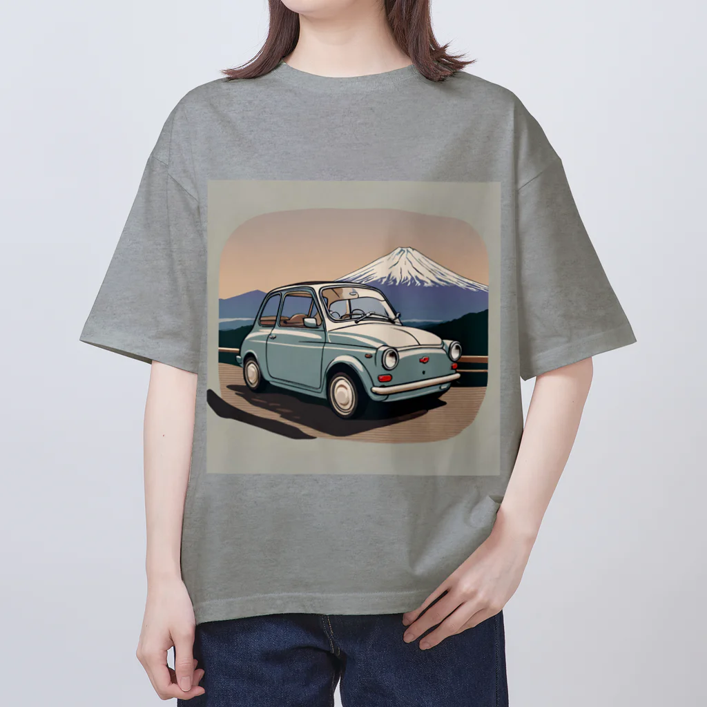 底辺の底辺好きな事を気ままに…。の富士山まできたぜ！チンクカー オーバーサイズTシャツ