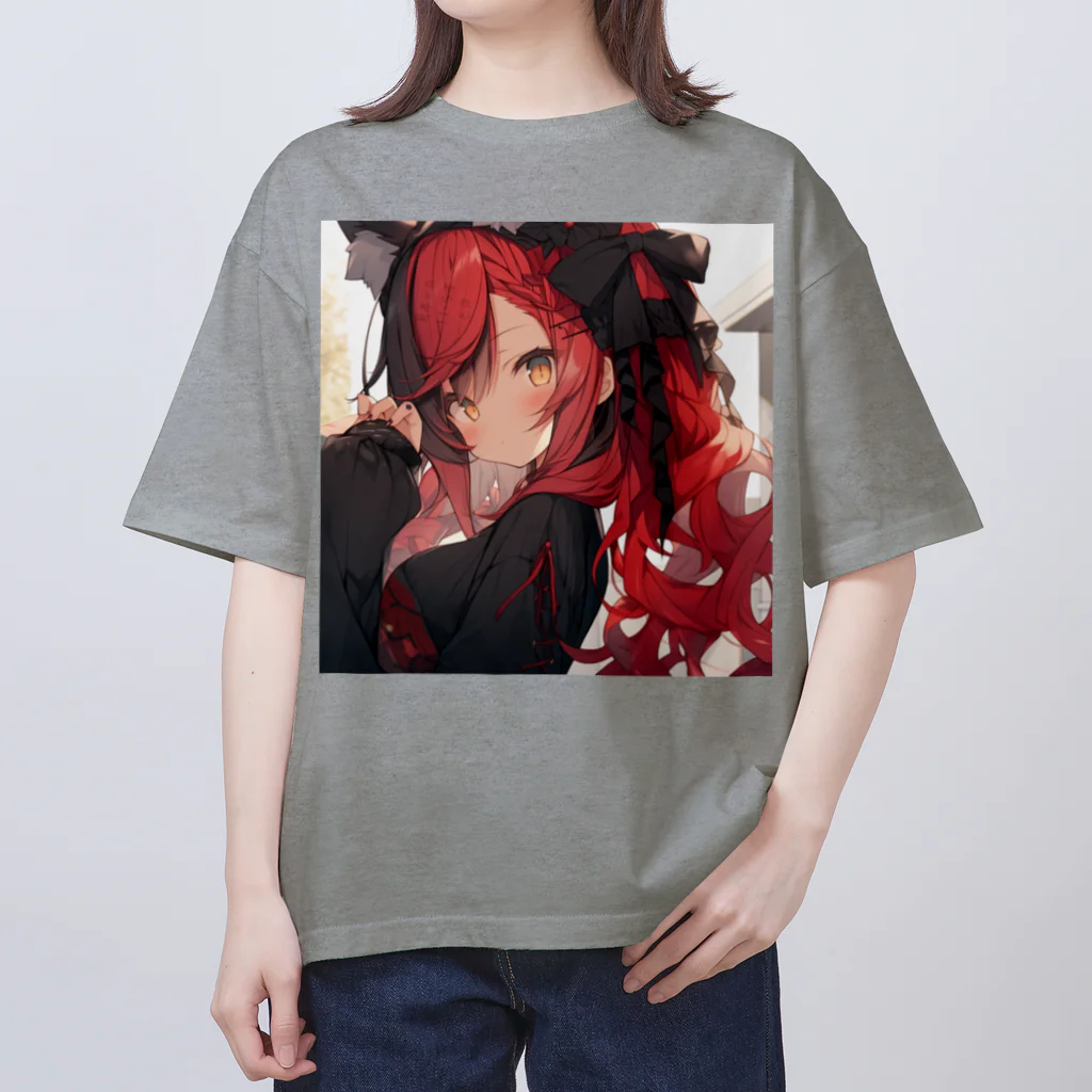 AIイラスト製作所の猫耳娘イラスト集 Oversized T-Shirt