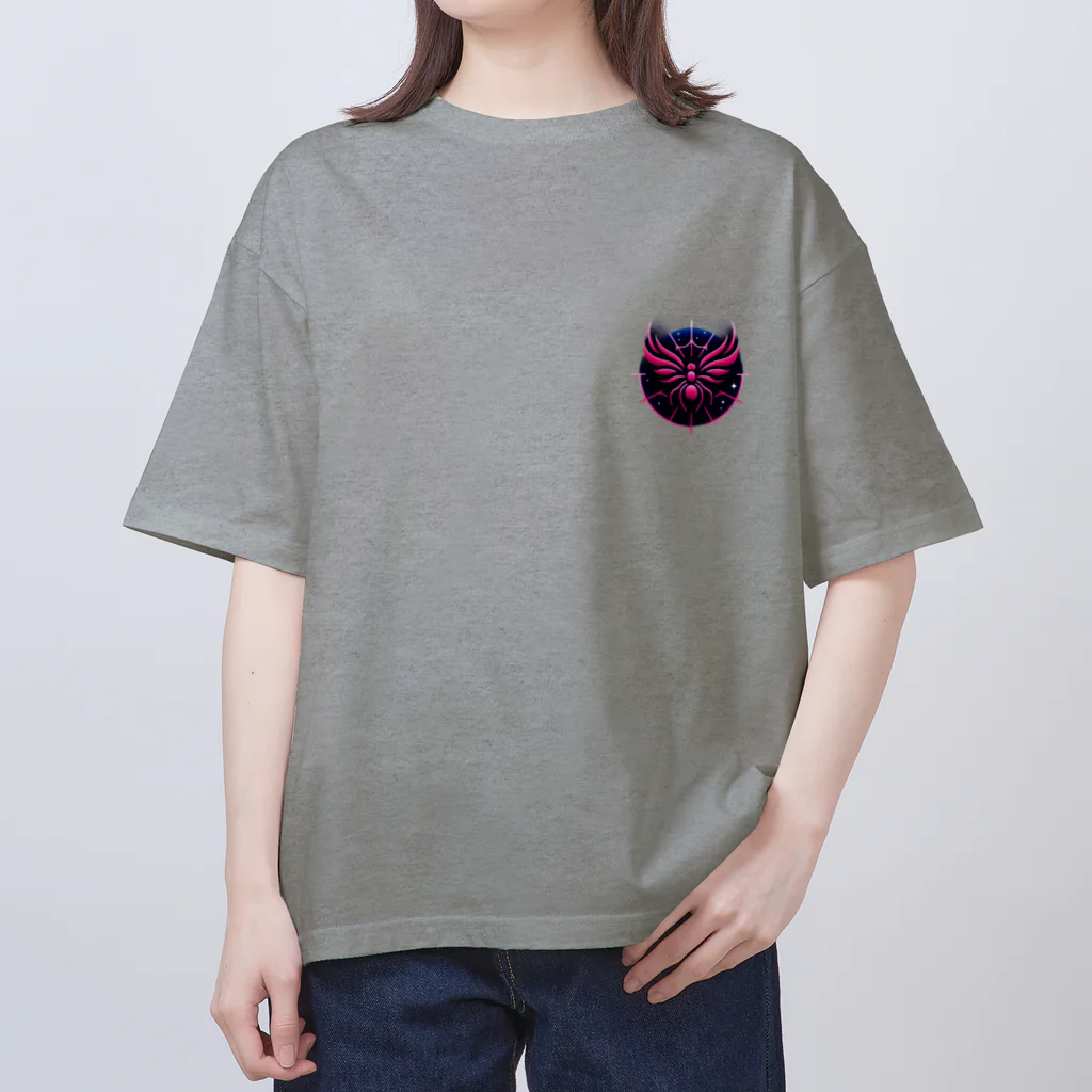 uminosobakaraのピンクスパイダー Oversized T-Shirt