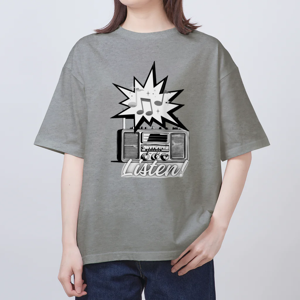 ロック堂のラジオ オーバーサイズTシャツ