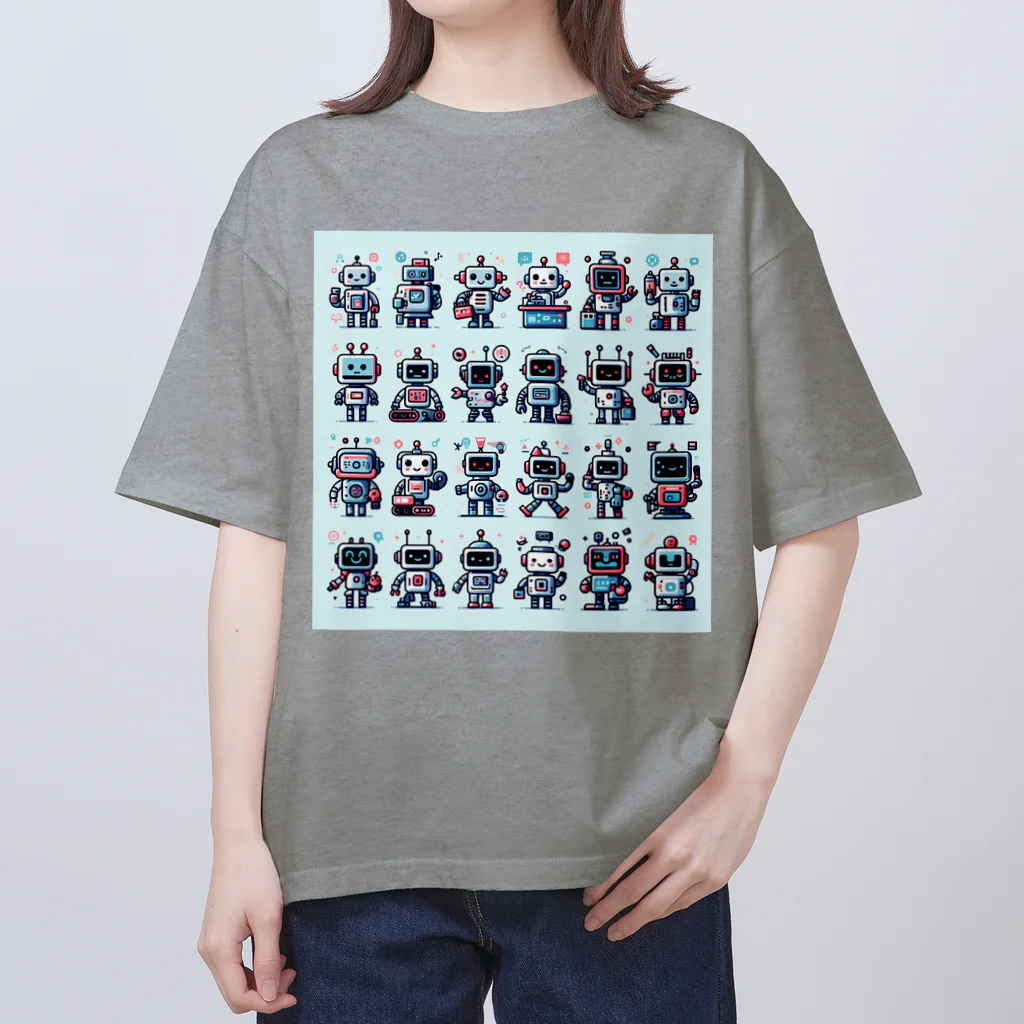 ロボットグッズshopのロボットいっぱい２！ Oversized T-Shirt