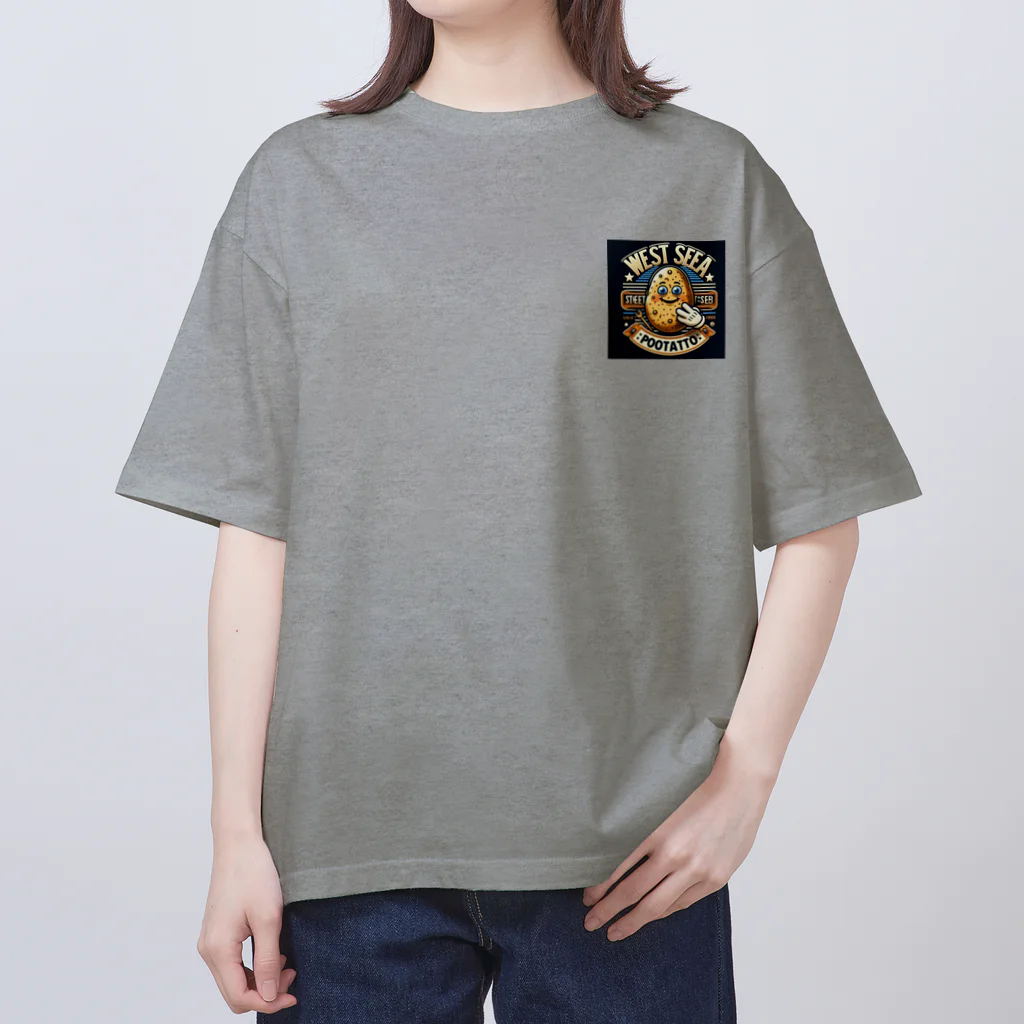 REPUBLIC_7_storeのポテトマン Oversized T-Shirt