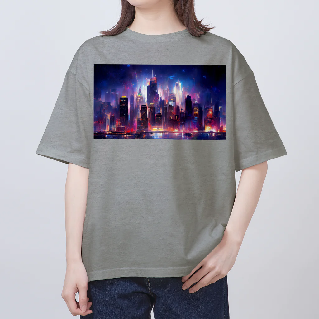 ryuhyuhoのnightless castle Oversized T-Shirt