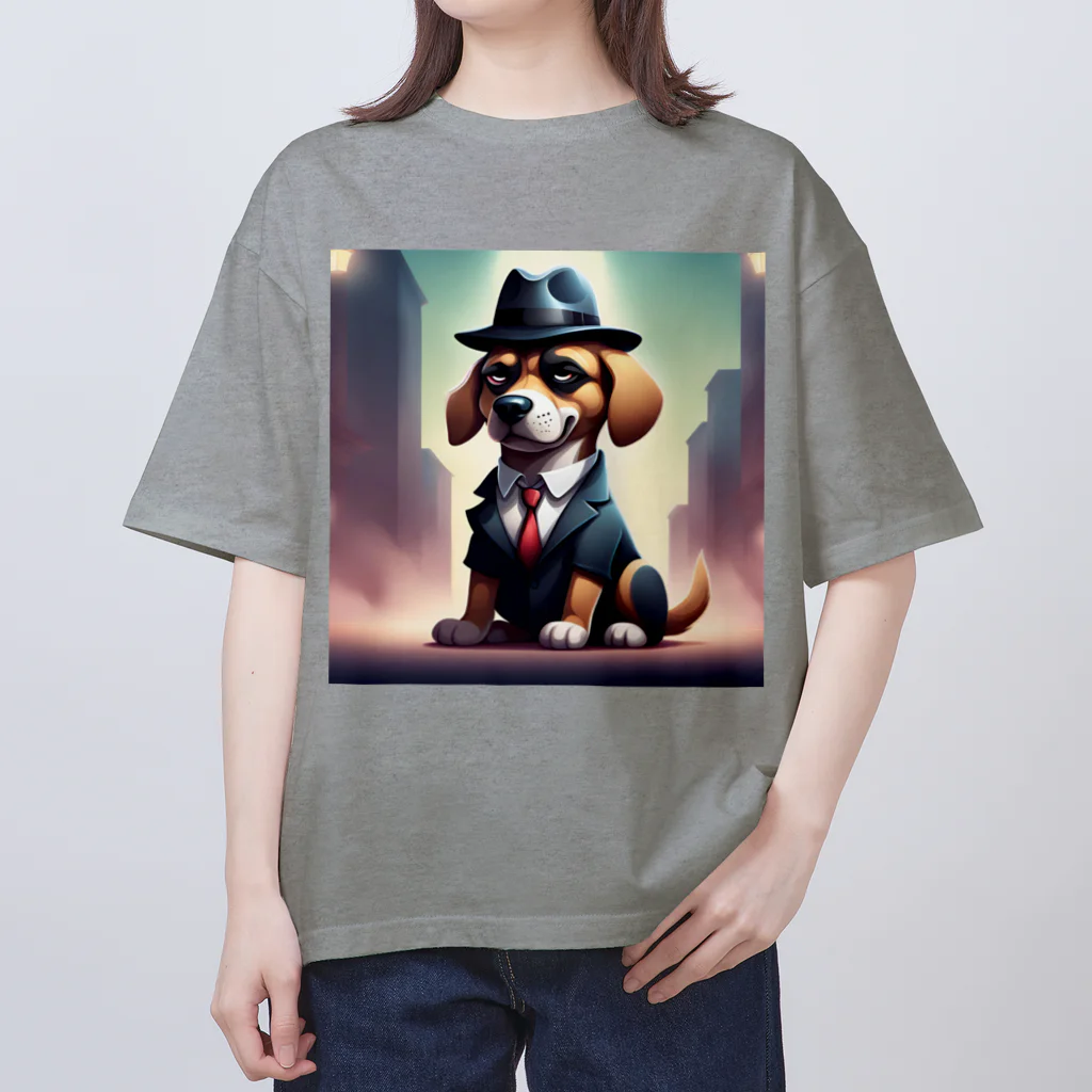 Kumaziro-の犬マフィア！ オーバーサイズTシャツ