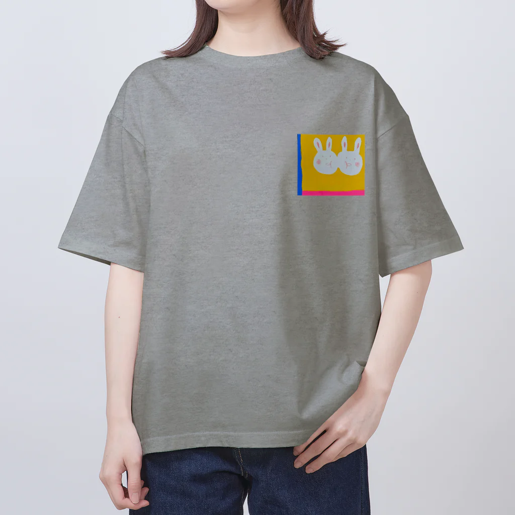 ユマリズムのもっちーバニーズ オーバーサイズTシャツ