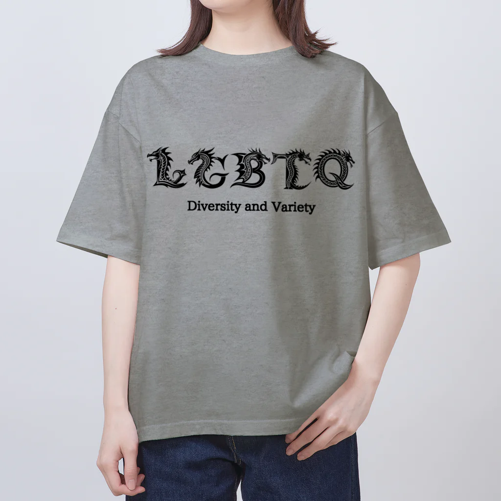 AwagoModeのLGBTQ　Type2 (7) Oversized T-Shirt