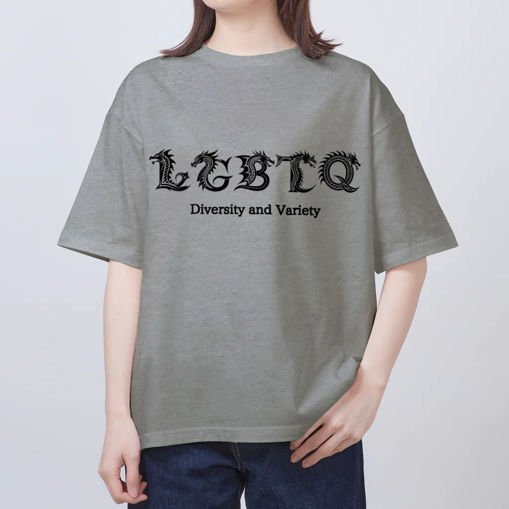 AwagoModeのLGBTQ　Type2 (7) オーバーサイズTシャツ