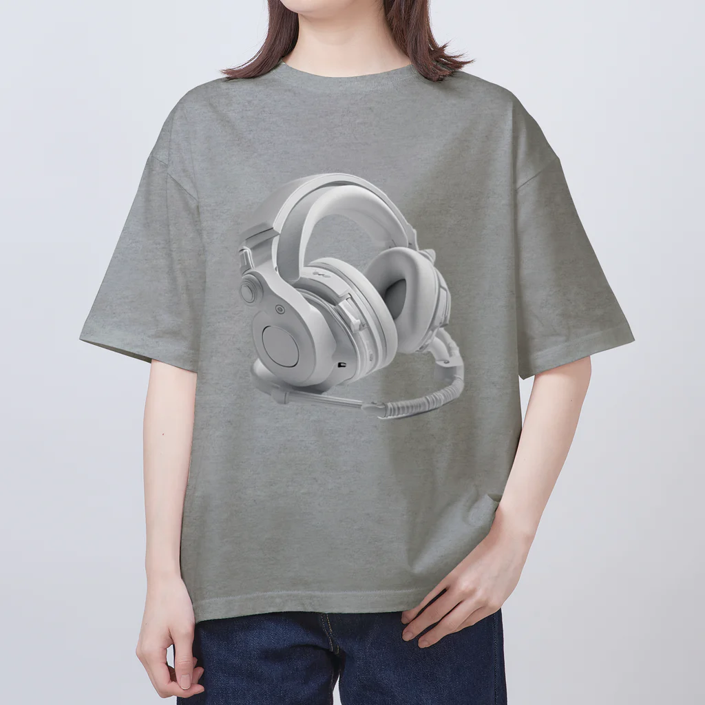 chan-takehaniのモノクロームの音世界 オーバーサイズTシャツ