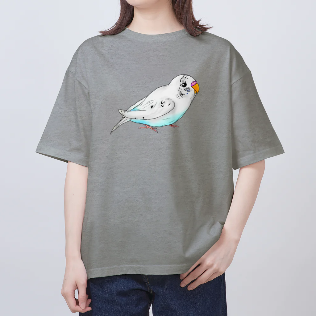Lily bird（リリーバード）のセキセイインコのピーコちゃん Oversized T-Shirt