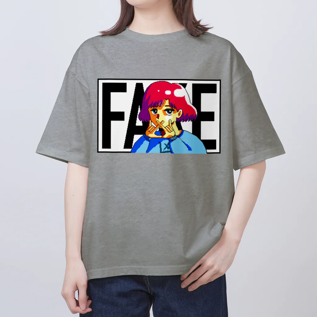 山口 むつおの凶のハンドサイン 80's Oversized T-Shirt