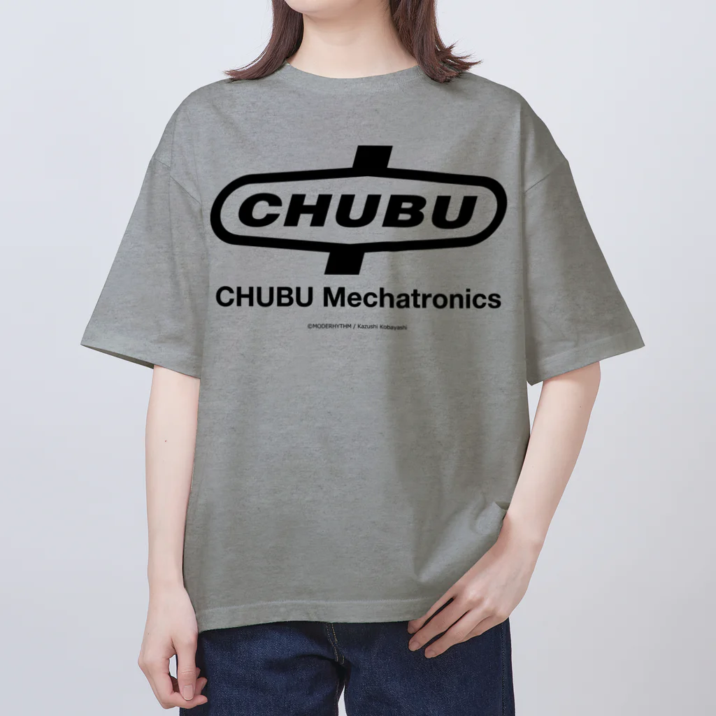 CHUBU MechatronicsのCHUBUロゴ・黒 オーバーサイズTシャツ