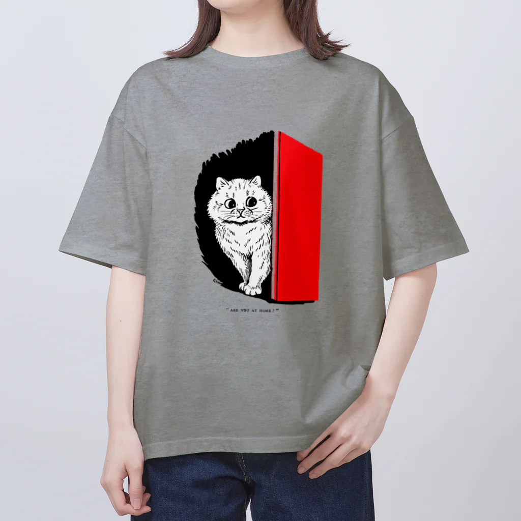 古書　天牛書店のルイス・ウェインのねこ Oversized T-Shirt